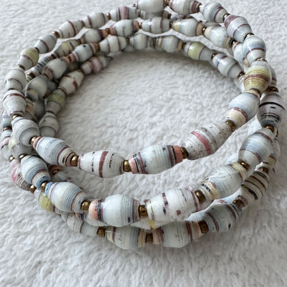 Handmade Wrap Bracelet from Rwanda - Picture 3 of 7